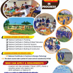 Applications are invited to join TVET National Certificate courses listed