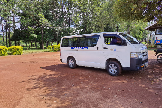 College staff van